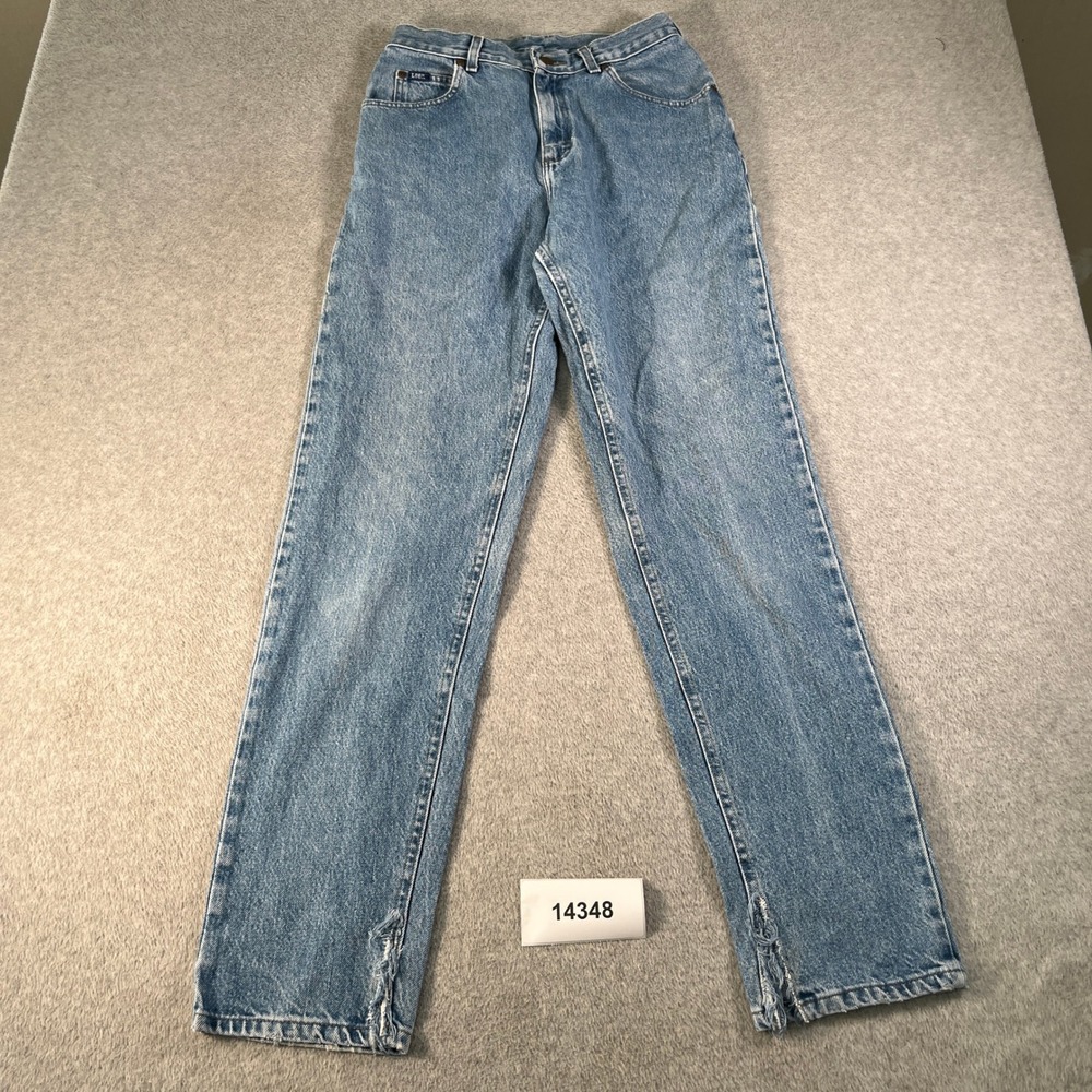 VTG Lee Original Jeans Men W28 Blue Denim Medium Wash Streetwear Grunge Straight